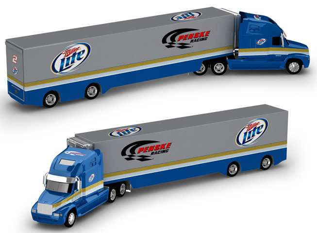 2011 Brad Keselowski #2 Miller Lite 1/64 Diecast Hauler