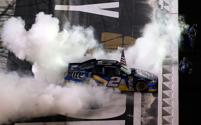 2011 Brad Keselowski #2 Miller Lite - Bristol Win / Raced Diecast