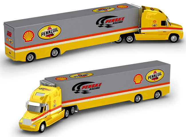 2011 Kurt Busch #22 Shell / Pennzoil 1/64 Diecast Hauler