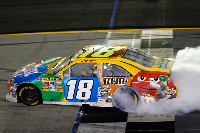 2011 Kyle Busch #18 M&M's - Kentucky Win / Raced Diecast
