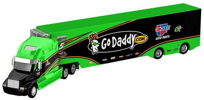 2011 Mark Martin #5 GoDaddy.com 1/64 Diecast Hauler