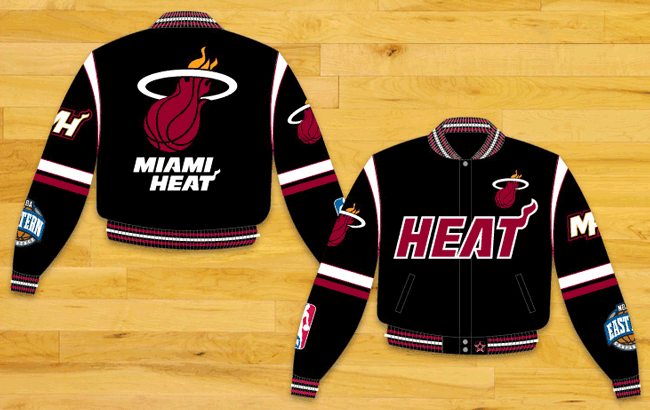 Miami Heat - NBA Basketball Adult Twill Jacket