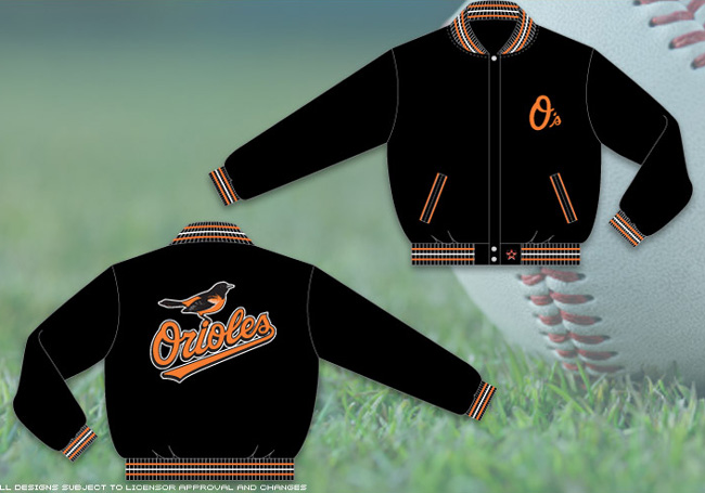 Baltimore Orioles - MLB Wool Reversible Jacket