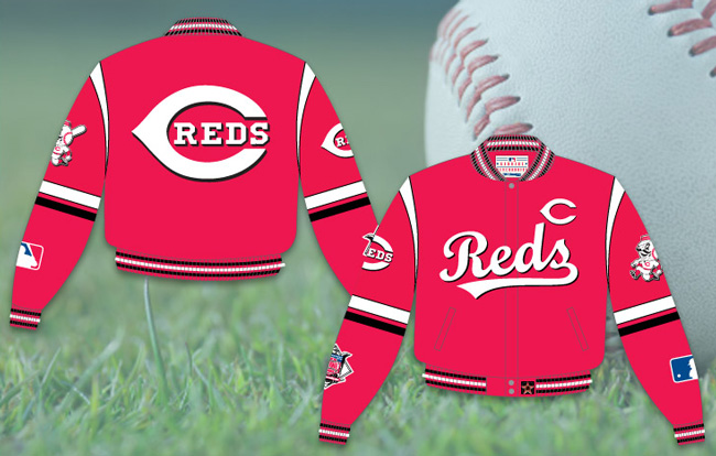 Cincinnati Reds - MLB Baseball Adult Twill Jacket