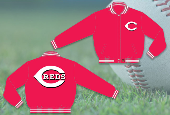 Cincinnati Reds / Red - MLB Wool Reversible Jacket