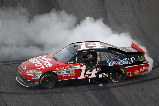 2011 Tony Stewart #14 Office Depot - Martinsville Win / Raced Diecast