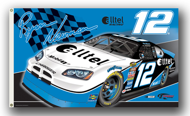 #12 Ryan Newman - Alltel 2-Sided Flag