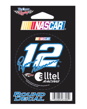 #12 Ryan Newman - Round Decal