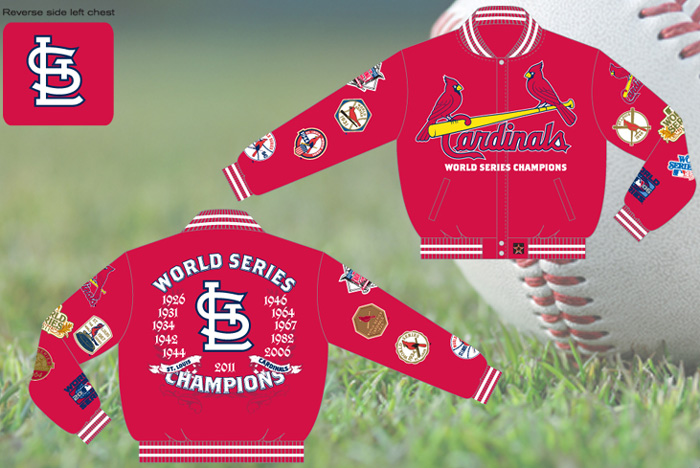 St. Louis Cardinals / World Series Champions - MLB Wool Reversible Jacket