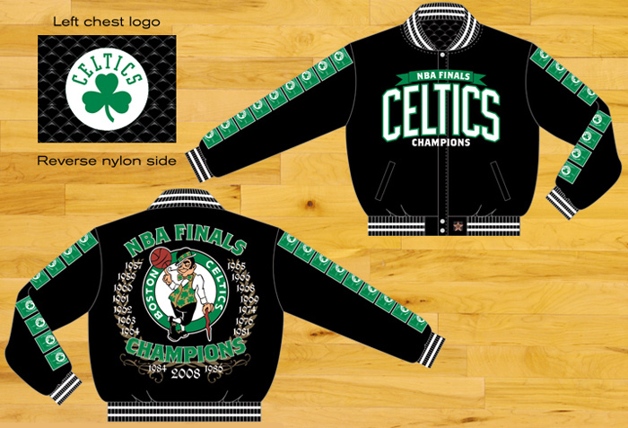 Boston Celtics / NBA Finals Champions - Wool Reversible Jacket