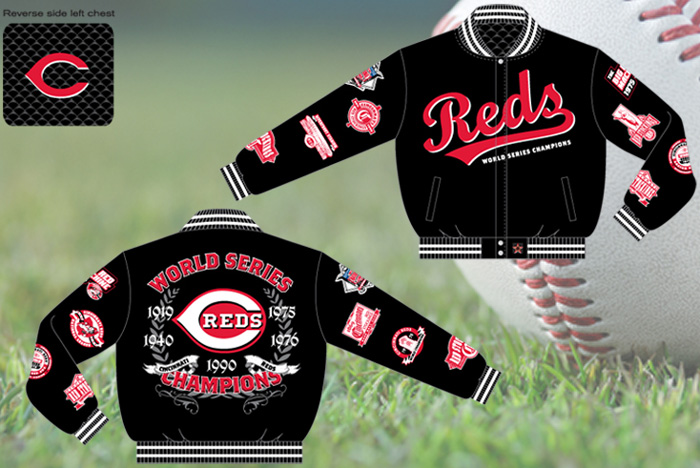 Cincinnati Reds / World Series Champions - MLB Wool Reversible Jacket