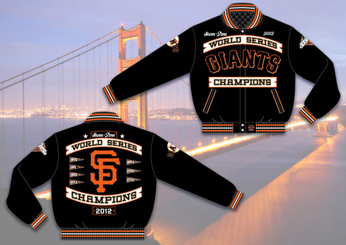 San Francisco Giants 2012 World Series Champions - Wool Reversible Jacket