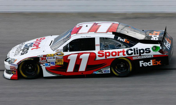 2012 Denny Hamlin #11 Sport Clips - Atlanta Win / Raced Diecast