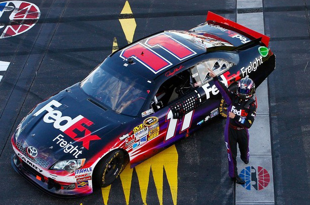 2012 Denny Hamlin #11 FedEx Freight - New Hampshire Win / Raced Diecast