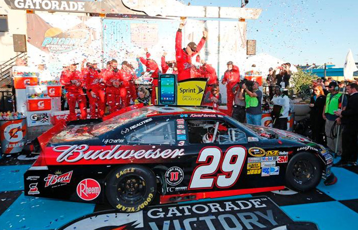 2012 Kevin Harvick #29 Budweiser - Phoenix Win / Raced Diecast