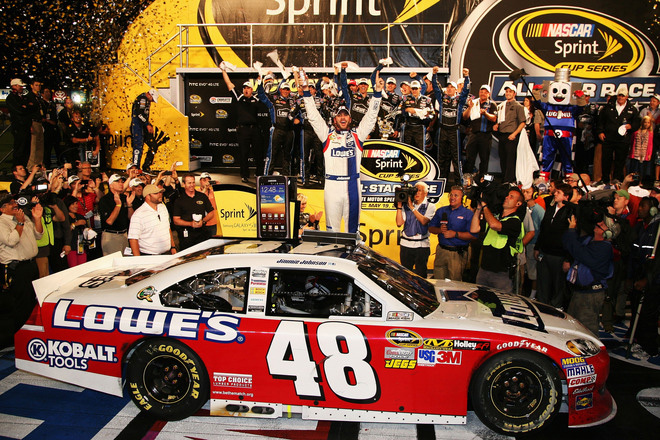 2012 Jimmie Johnson #48 Lowe's NASCAR Unites - All-Star Win / Raced Diecast