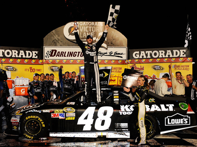 2012 Jimmie Johnson #48 Kobalt - Darlington Win / Raced Diecast