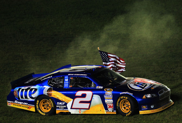 2012 Brad Keselowski #2 Miller Lite - Kentucky Win / Raced Diecast