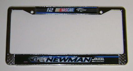 #12 Ryan Newman / Alltel - Metal License Plate Frame