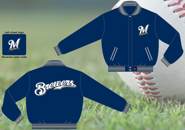 Milwaukee Brewers - MLB Wool Reversible Jacket