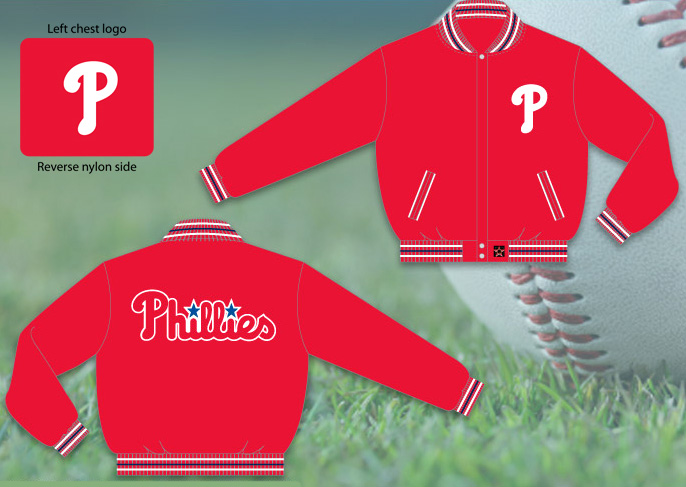 Philadelphia Phillies - MLB Wool Reversible Jacket