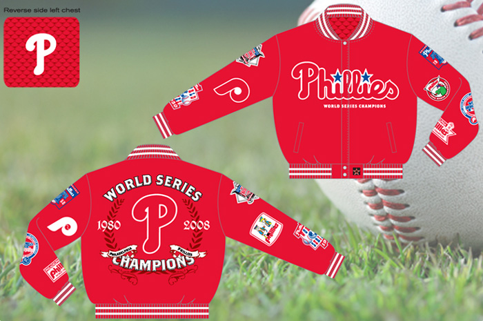 Philadelphia Phillies / World Series Champions - MLB Wool Reversible Jacket