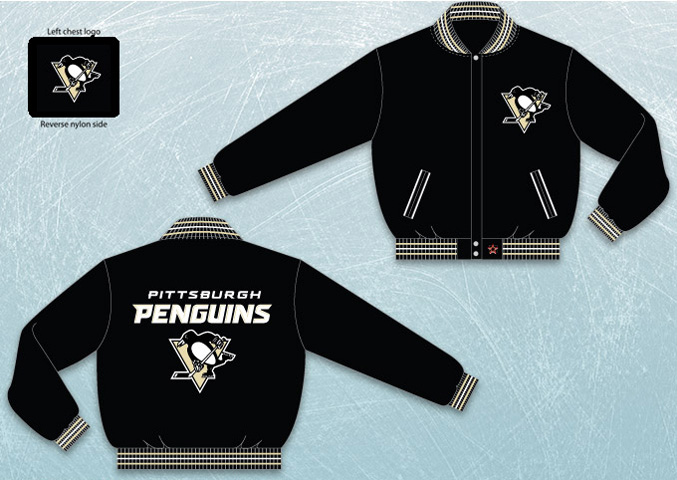 Pittsburgh Penguins - NHL Wool Reversible Jacket