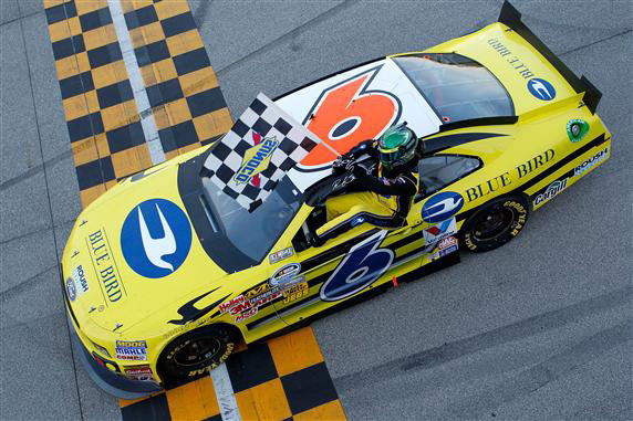 2012 Ricky Stenhouse Jr #6 Blue Bird - Chicago Win / Raced Diecast