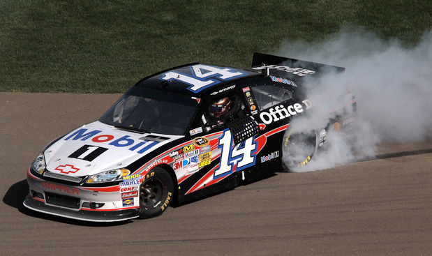 2012 Tony Stewart #14 Mobil 1 - Las Vegas Win / Raced Diecast