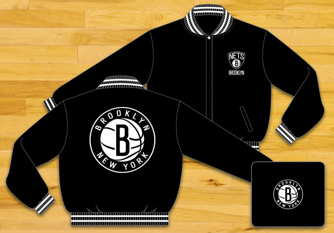 Brooklyn Nets - NBA Wool Reversible Jacket