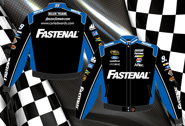 #99 Carl Edwards '13 Fastenal - NASCAR Uniform Jacket
