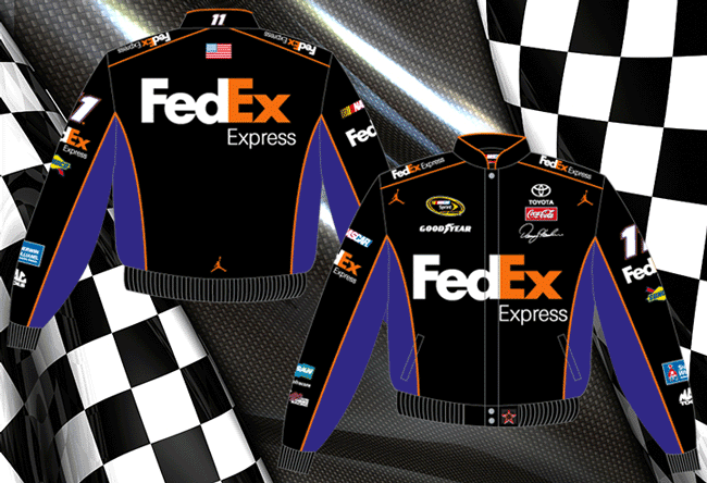 #11 Denny Hamlin '13 FedEx Express - NASCAR Uniform Jacket