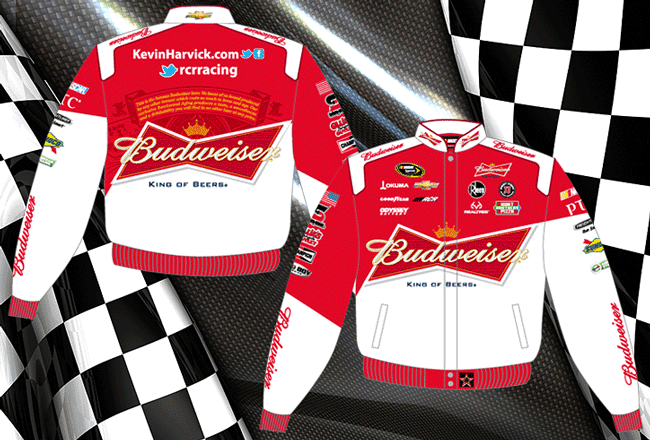 #29 Kevin Harvick '13 Budweiser - NASCAR Uniform Jacket