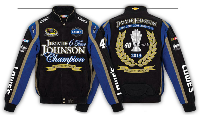 #48 Jimmie Johnson 2013 Lowe's - NASCAR Sprint Cup Champion Jacket