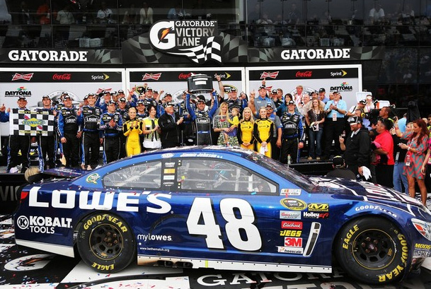 2013 Jimmie Johnson #48 Lowe's - Daytona 500 Win / Raced Diecast