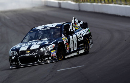 2013 Jimmie Johnson #48 Kobalt - Pocono Win / Raced Diecast