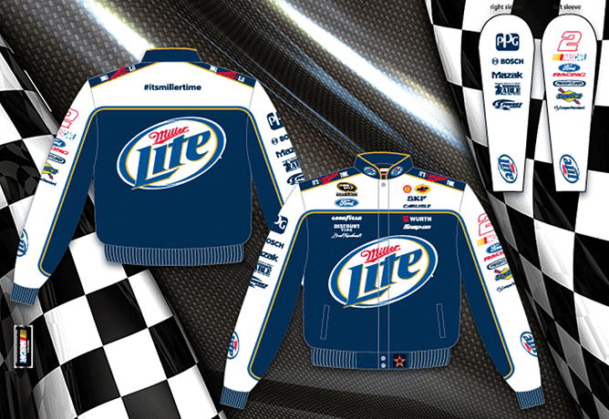 #2 Brad Keselowski '13 Miller Lite - NASCAR Uniform Jacket