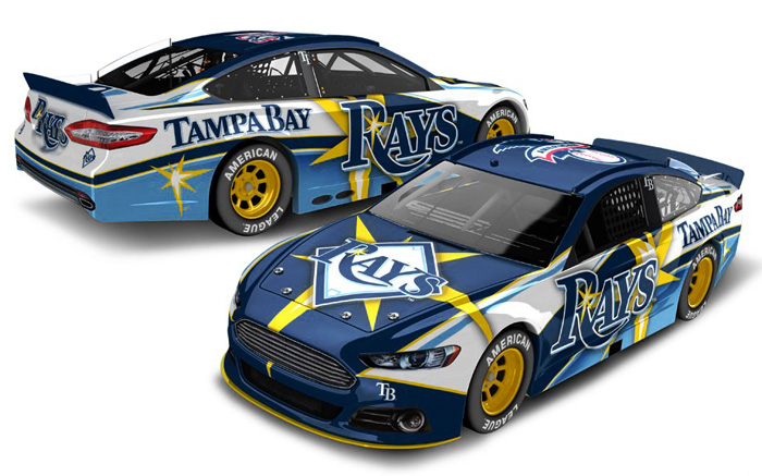 2013 Tampa Bay Rays - MLB Baseball 1/64 Diecast
