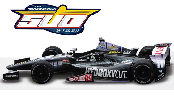 2013 Tony Kanaan #11 Hydroxycut - Indianapolis 500 Winnner 1/64 Diecast