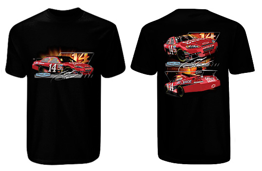#14 Tony Stewart - Office Depot Black Piston T-Shirt