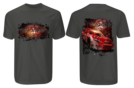 #14 Tony Stewart - Stewart-Hass Racing Charcoal T-Shirt