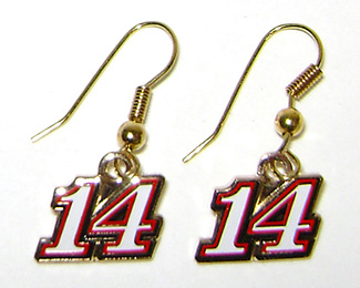 #14 Tony Stewart - Wire Earrings