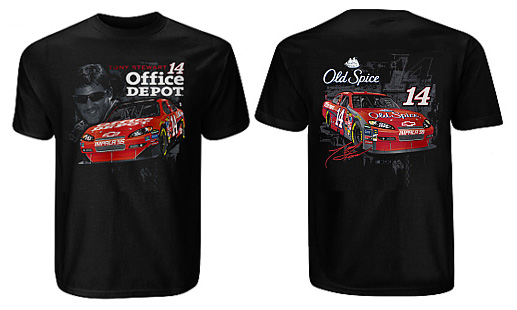 #14 Tony Stewart - Office Depot / Old Spice Track Down T-Shirt