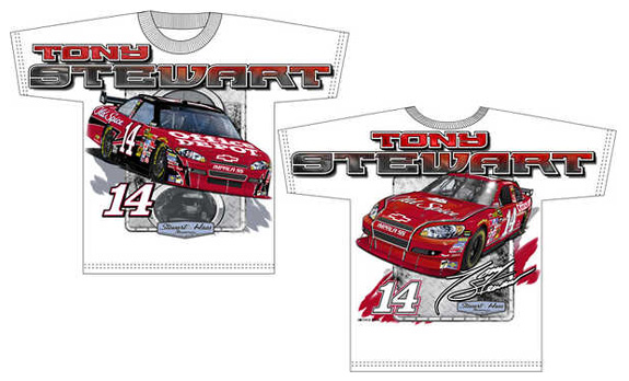 #14 Tony Stewart - Office Depot / Old Spice Total Print T-Shirt