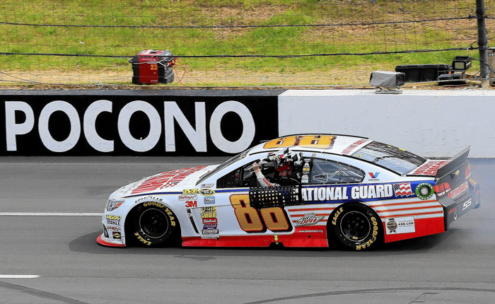 2014 Dale Earnhardt Jr #88 National Guard - Pocono Win / Raced Diecast
