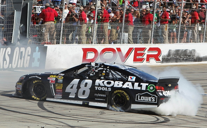 2014 Jimmie Johnson #48 Kobalt - Dover Win / Raced Diecast