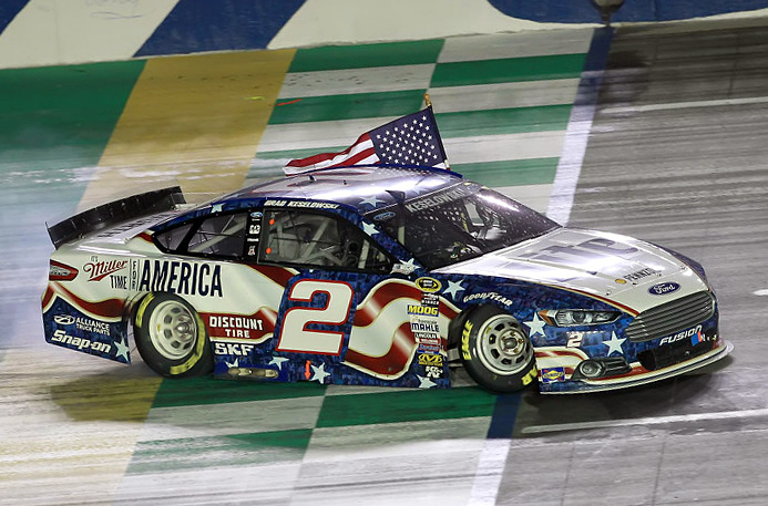 2014 Brad Keselowski #2 American Salute - Kentucky Win / Raced Diecast