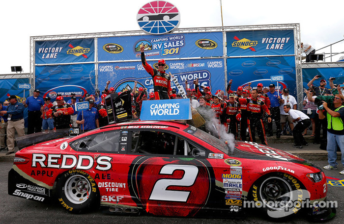 2014 Brad Keselowski #2 REDD'S Apple Ale - Loudon Win / Raced Diecast