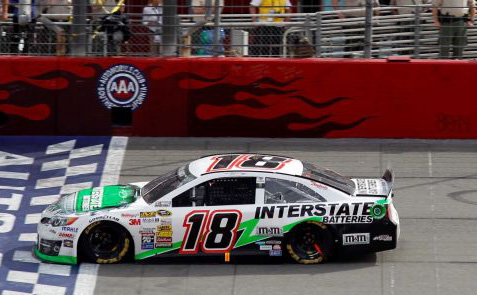 2014 Kyle Busch #18 Interstate Batteries - California Win / Raced Diecast