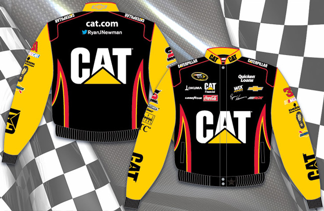 #31 Ryan Newman '14 Caterpillar / Yellow - NASCAR Uniform Jacket
